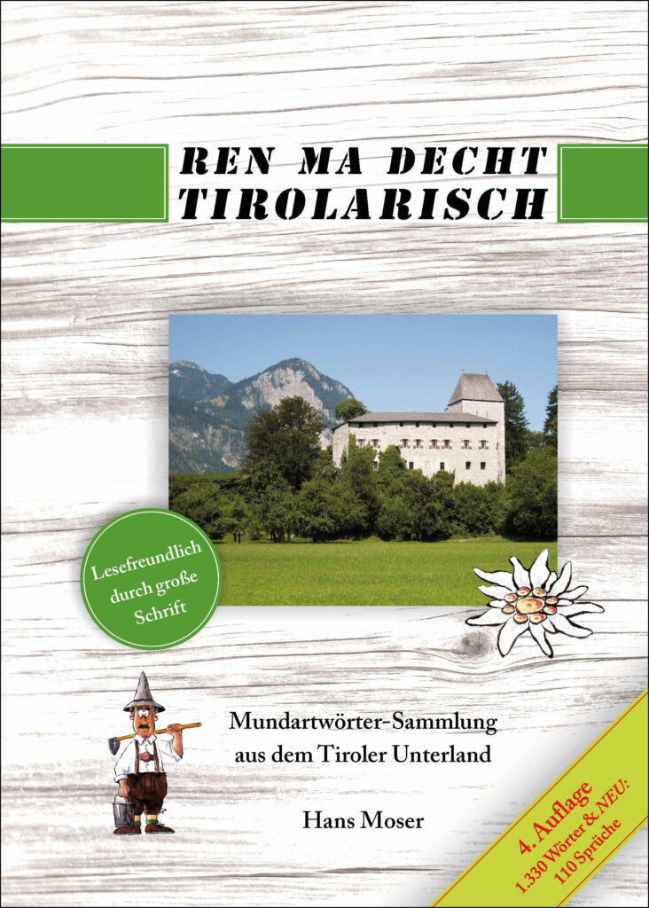 Ren ma decht Tirolarisch. Link zu Homepage. www.mundartbuch.at